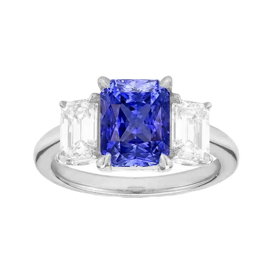 Rings HarryChadEntcom Radiant Gemstone Ring 2 Carats Ceylon Sapphire Emerald Natural Earth Mined Diamonds Gold Rings HarryChadEntcom Radiant Gemstone Ring 2 Carats Ceylon Sapphire Emerald Natural Earth Mined Diamonds Gold