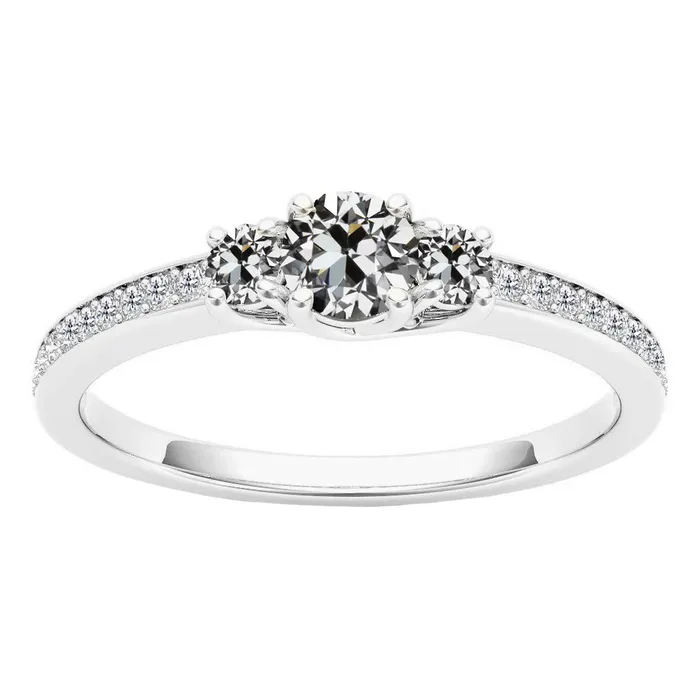 Rings HarryChadEntcom Real 3 Carats Old Miner Real Diamond Ring Trellis Setting Gold 14K Rings HarryChadEntcom Real 3 Carats Old Miner Real Diamond Ring Trellis Setting Gold 14K