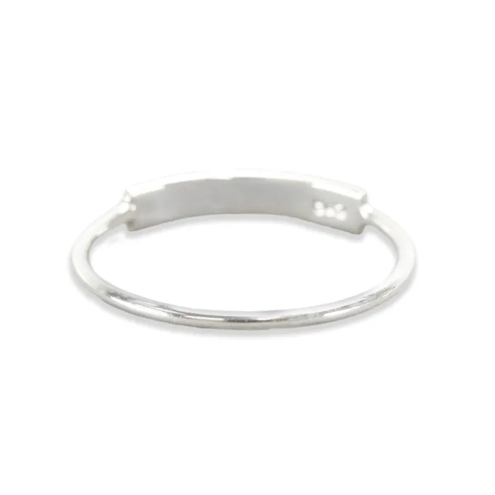 Rings PSV Sterling Silver Thin Tab Ring Stamping Blank SIZE 8