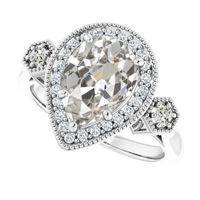Rings Round Pear Old Mine Cut Huge Lab Grown Diamond Ring 5 Prong Set 11 Carats HarryChadEntcom Rings Round Pear Old Mine Cut Huge Lab Grown Diamond Ring 5 Prong Set 11 Carats HarryChadEntcom