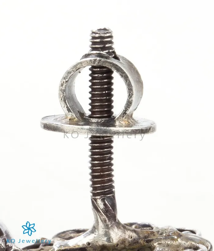 Rings Silversmith The Anandita Silver Kempu JhumkaTwo Tone