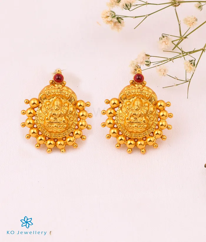 Silversmith Necklaces The Avahati Silver Lakshmi Thread Necklace Maroon