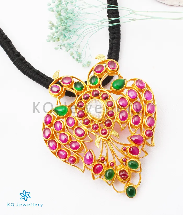 Silversmith Necklaces The Ekya Silver Gandaberunda Necklace