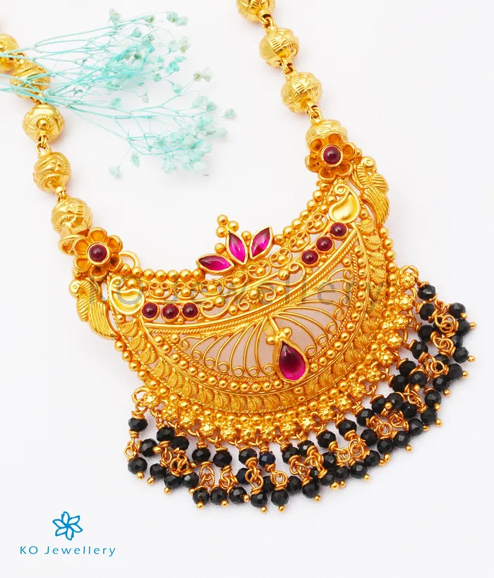 Silversmith Necklaces The Tvam Silver Necklace Black