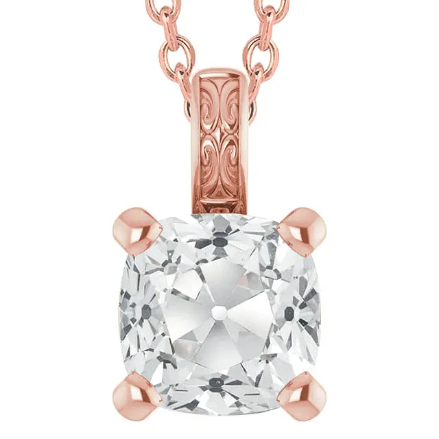Solitaire Big Real Natural Earth Mined Diamond Pendant 5 Carats Cushion Old Miner Slide Chain HarryChadEntcom Necklaces Solitaire Big Real Natural Earth Mined Diamond Pendant 5 Carats Cushion Old Miner Slide Chain HarryChadEntcom Necklaces