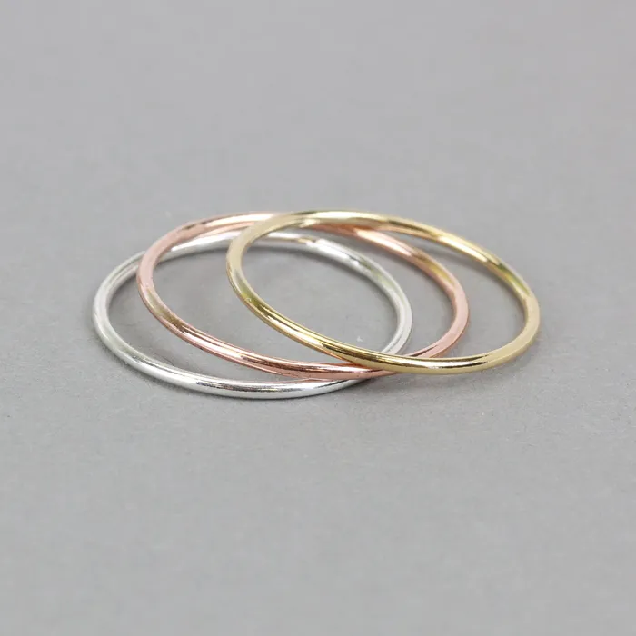 Sterling Silver Stacking Ring SIZE 7 KS Rings