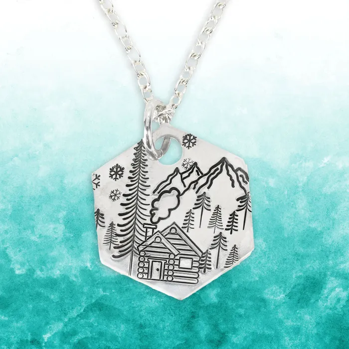 Tall Thin Tree Metal Design Stamp 17mm Beaducation Original DS 14 34 Necklaces