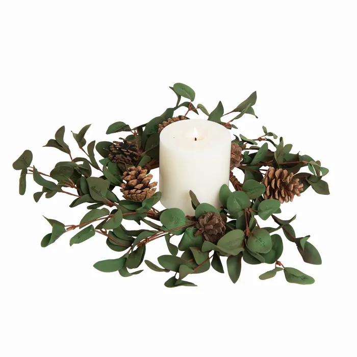 Transpac Rings Transpac Eucalyptus Candle Ring