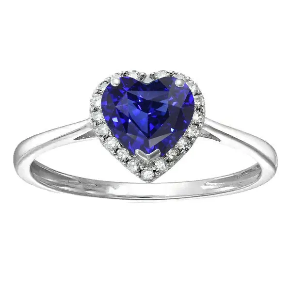 White Gold Halo Ring Heart Blue Sapphire Natural Earth Mined Diamonds 3 Carats Jewelry HarryChadEntcom Rings White Gold Halo Ring Heart Blue Sapphire Natural Earth Mined Diamonds 3 Carats Jewelry HarryChadEntcom Rings